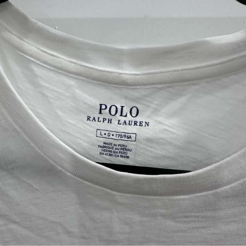 Polo by Ralph Lauren White Graphic Tee - Picture 3 of 5
